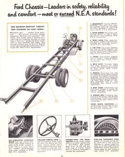 1956 Ford School Bus Chassis brochure pg. 5